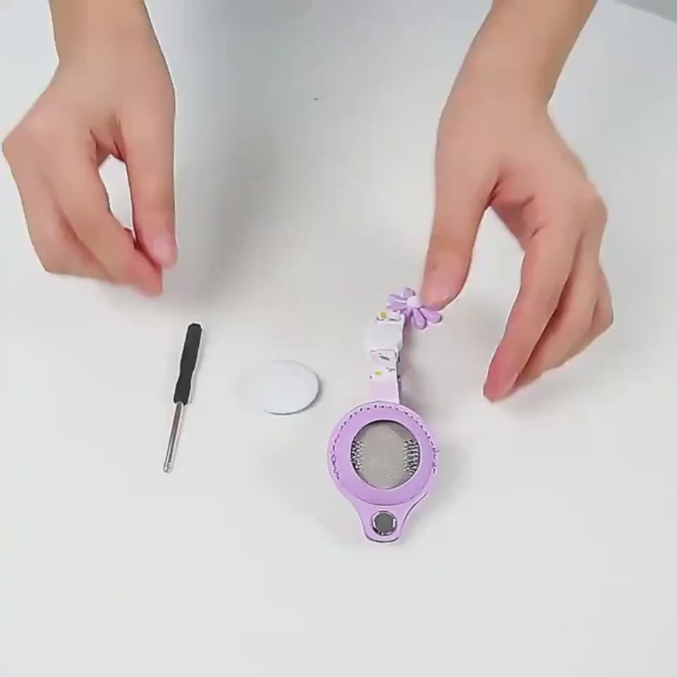 video  of air tag collar