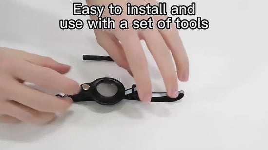 video  of air tag collar